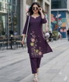 Ff Cotton Embroidery Work Co Ord Set